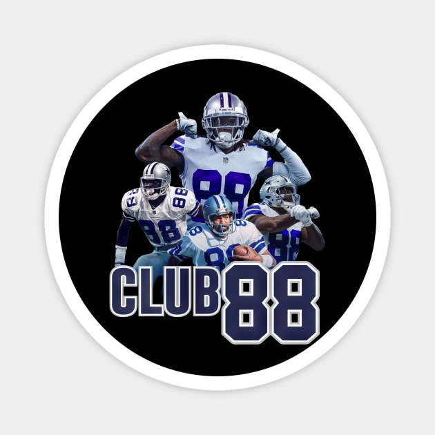 Cowboys Club 88 Dallas - fast sketch #36 Magnet by Fast Sketch